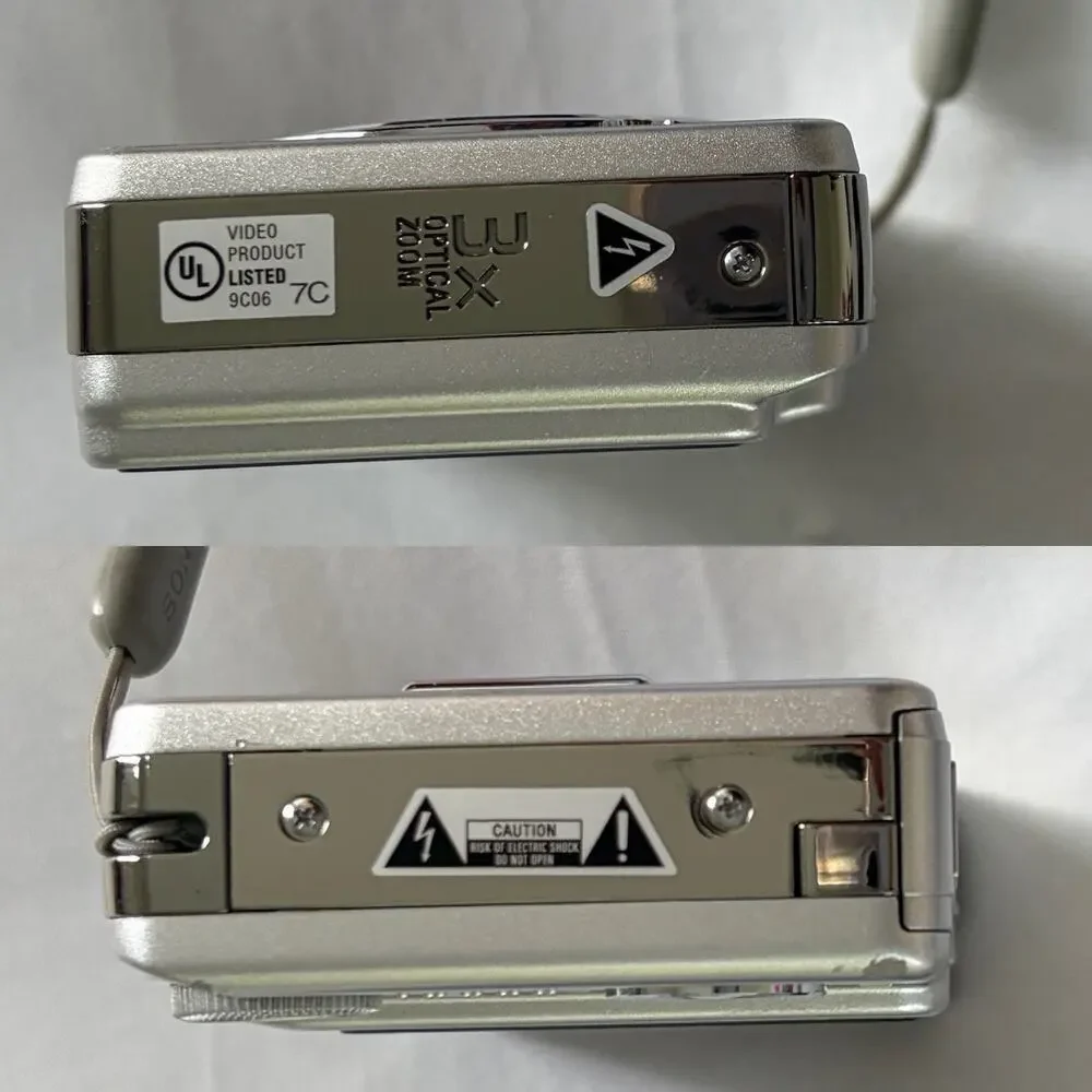 Sony Cyber-shot DSC-W55 7.2MP Digital Camera Silver, MpegmoveVX, 3X optical zoom